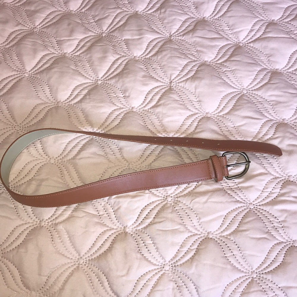 Tan PU Leather Belt